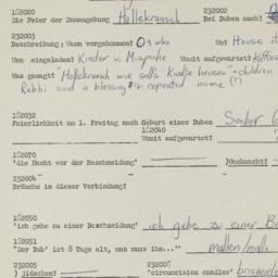 Western questionnaire, answ...