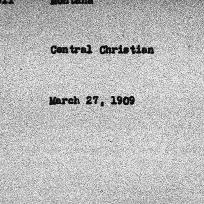 Carnegie Index Cards, Churc...