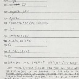 Eastern questionnaire, answ...