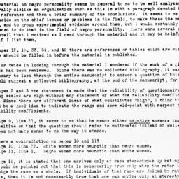 Comments from Harold Gullik...
