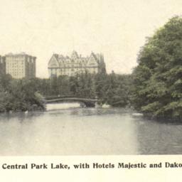 Central Park Lake, With Hot...