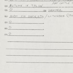 Eastern questionnaire, answ...