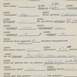 Western questionnaire, answ...