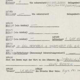 Western questionnaire, answ...