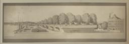 [Perspective of elevated roadway and waterfront]