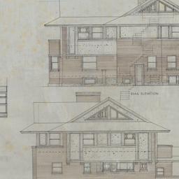 Working drawing #4: Rear, s...