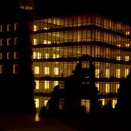 Model, illuminated view.