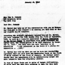 Letter from Rowena S. Hadse...