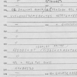 Eastern questionnaire, answ...