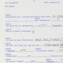 Western questionnaire, answ...