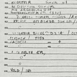 Eastern questionnaire, answ...