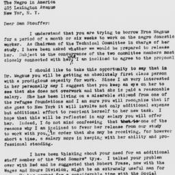 Letter from Eveline M. Burn...