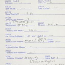 Western questionnaire, answ...