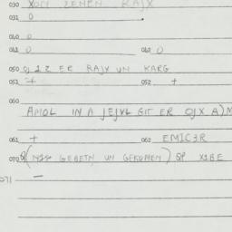 Eastern questionnaire, answ...