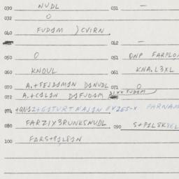Eastern questionnaire, answ...