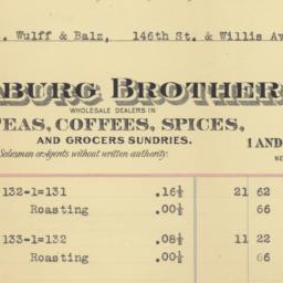 Jaburg Brothers. Bill or re...
