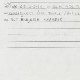 Eastern questionnaire, answ...