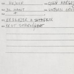 Eastern questionnaire, answ...