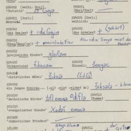 Western questionnaire, answ...