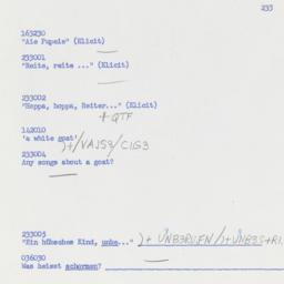 Western questionnaire, answ...