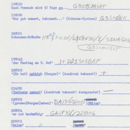 Western questionnaire, answ...
