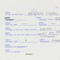 Western questionnaire, answ...