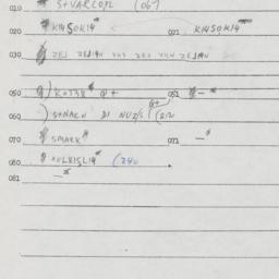 Eastern questionnaire, answ...