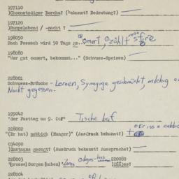 Western questionnaire, answ...