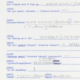 Western questionnaire, answ...