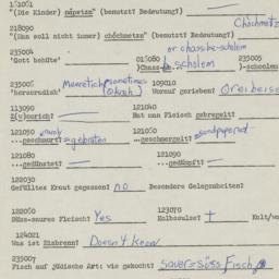 Western questionnaire, answ...