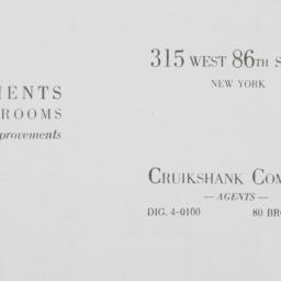 315 West 86th Street
