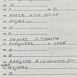 Eastern questionnaire, answ...