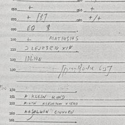 Eastern questionnaire, answ...