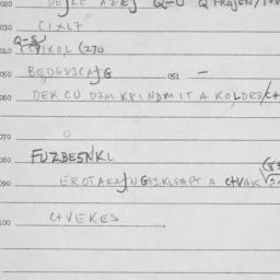 Eastern questionnaire, answ...