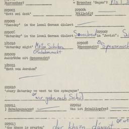 Western questionnaire, answ...
