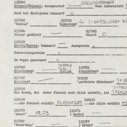 Western questionnaire, answ...