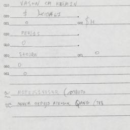Eastern questionnaire, answ...