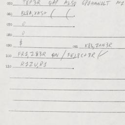 Eastern questionnaire, answ...