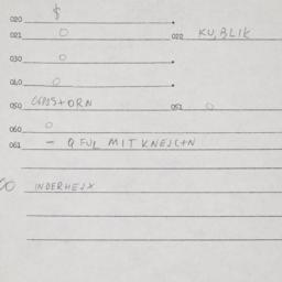 Eastern questionnaire, answ...