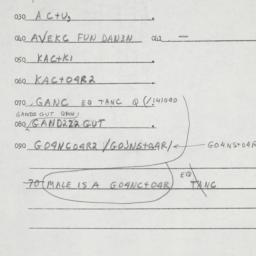 Eastern questionnaire, answ...