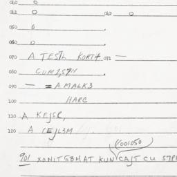 Eastern questionnaire, answ...