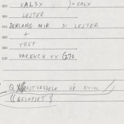 Eastern questionnaire, answ...