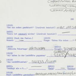 Western questionnaire, answ...