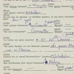 Western questionnaire, answ...