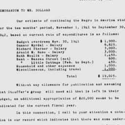 Memorandum from Robertson D...
