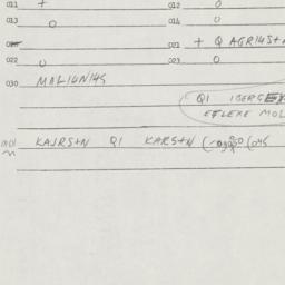 Eastern questionnaire, answ...