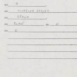 Eastern questionnaire, answ...