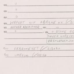 Eastern questionnaire, answ...