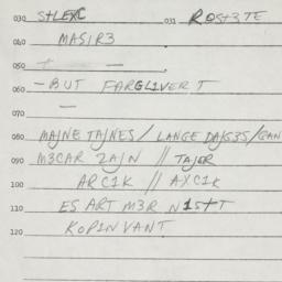 Eastern questionnaire, answ...