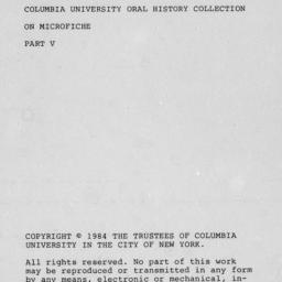 Reminiscences of George S. ...
